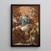 Adoration of the Virgin - School of Corrado Giaquinto — framed artwork on a wall