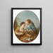 Les Oiseaux Nicheurs The Bird Nesters - École de François Boucher — framed artwork on a wall