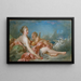 Venus y Cupido - Escuela de François Boucher — cuadro enmarcado en la pared