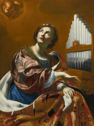 Santa Cecilia - Escuela de Simon Vouet — vista de la obra