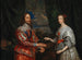 Portrait of King Charles I and Queen Marie Henriette - School of Antoine van Dyck — artwork view