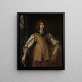 Follower of Anthony van Dyck - Portrait of Rupert 16191682 Prince and Count Palatine of the Rhine and Duke of Cumberland in Combat Dress.webp