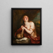 La Madeleine pénitente - School of Antoine van Dyck — framed artwork on a wall
