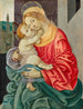 La Virgen con el Niño - Escuela de Filippo Lippi — vista de la obra