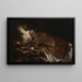 La Muerte de Dido - Escuela de Guercino — cuadro enmarcado en la pared