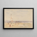 Pourville-sur-Mer - Escuela de James McNeill Whistler — cuadro enmarcado en la pared