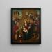 Adoration of the Magi - School of Juan de Borgoña — framed artwork on a wall