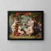 Diane descubriendo el embarazo de Calisto - Escuela de Peter Paul Rubens — cuadro enmarcado en la pared