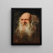 Estudio de cabeza de hombre - Escuela de Peter Paul Rubens — cuadro enmarcado en la pared