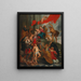 Virgen con el Niño y santos - Escuela de Peter Paul Rubens — cuadro enmarcado en la pared