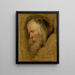 Estudio de la cabeza de Caspar, el mago más antiguo - Escuela de Peter Paul Rubens — cuadro enmarcado en la pared