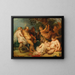 Le Silène ivre - School of Peter Paul Rubens — framed artwork on a wall
