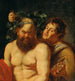 Reproducción del cuadro El Sileno ebrio con un sátiro - Seguidor de Pierre Paul Rubens