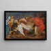 La Mise au tombeau - Escuela de Peter Paul Rubens — cuadro enmarcado en la pared