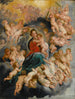 Virgen con el Niño y ángeles - Escuela de Peter Paul Rubens — vista de la obra