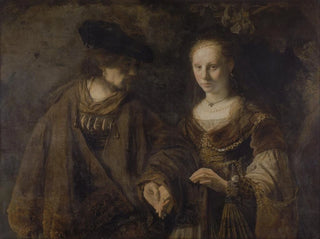 Follower of Rembrandt van Rijn - The Betrothal.webp