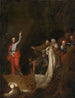 La Resurrección de Lázaro - Escuela de Salvator Rosa — vista de la obra