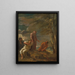 Los Filósofos - Escuela de Salvator Rosa — cuadro enmarcado en la pared