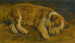 Un cachorro durmiendo - Escuela de Sir Edwin Henry Landseer — vista de la obra