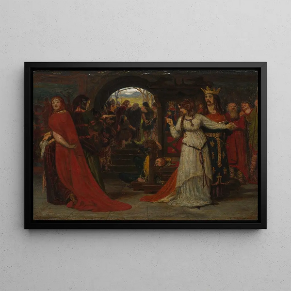 Ford Madox Brown - Cordelia Parting from her Sisters.webp
