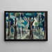 Forest Scene - Forrest Flower — framed artwork on a wall