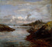 Fortificaciones de Fredriksberg en Nordnes en Bergen - Johan Christian Dahl — vista de la obra