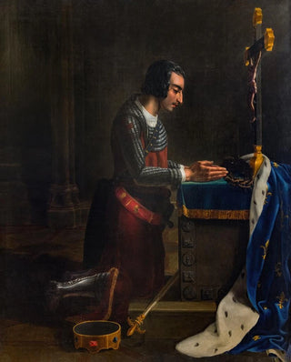 Fortun Dufau - Saint Louis en prire.webp