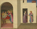 La sanación de Palladia por san Cósimo y san Damián - Fra Angelico — vista de la obra