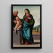 Santa Familia - Fra Bartolomeo — cuadro enmarcado en la pared