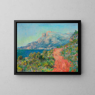 Reproduction tableau | La route rouge près de Menton - Claude Monet | Poster - Toile - Aluminium