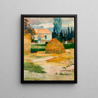 Reproduction tableau | Paysages près d'Arles de Paul Gauguin | Poster - Toile - Aluminium