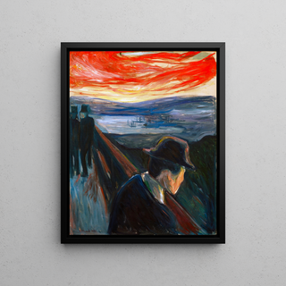 Reproduction tableau | Désespoir - Edvard Munch | Poster - Toile - Aluminium