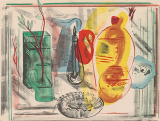 Frances Hodgkins - Arrangement of jugs.webp
