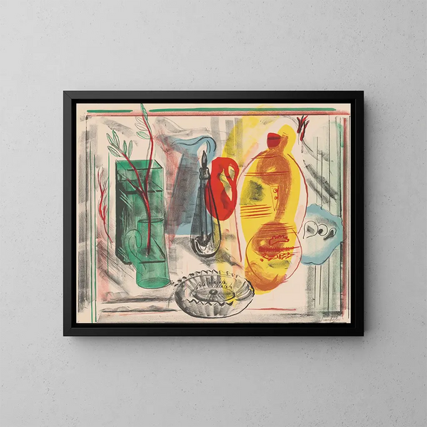 Arreglo de jarras - Frances Hodgkins — cuadro enmarcado en la pared