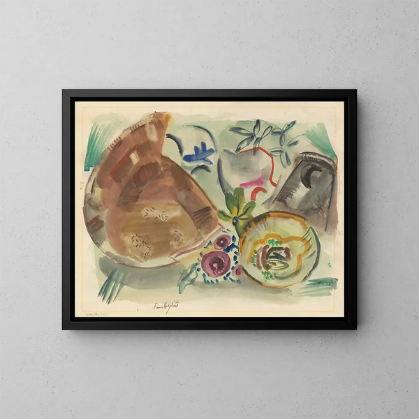 Poterie brisée - Frances Hodgkins — cuadro enmarcado en la pared