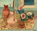 Melones cortados - Frances Hodgkins — vista de la obra