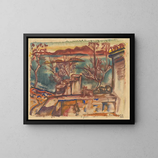Ibiza, islas Baleares - Frances Hodgkins — cuadro enmarcado en la pared