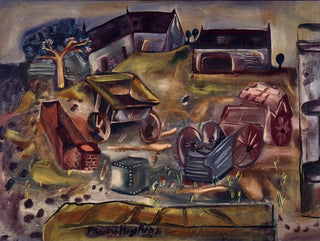 Carrière de Wiltshire - Frances Hodgkins — vista de la obra
