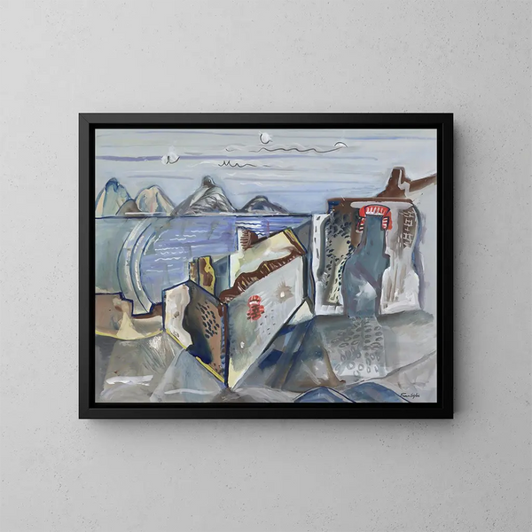 Ruinas - Frances Hodgkins — cuadro enmarcado en la pared