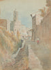 Street scene in Spain - Frances Hodgkins — artwork view