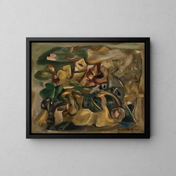 Naturaleza muerta - Frances Hodgkins — cuadro enmarcado en la pared