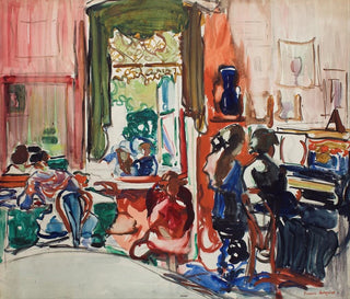 La lección de piano - Frances Hodgkins — vista de la obra