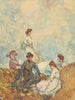 La cima de la colina - Frances Hodgkins — vista de la obra