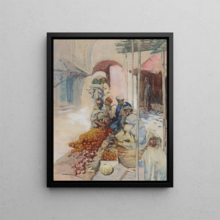 Frances Hodgkins - The orange sellers Tangiers.webp