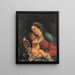 La Virgen con el Niño - Francesco Albani — cuadro enmarcado en la pared
