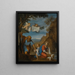 La Sainte Famille dans un paysage - Francesco Albani — framed artwork on a wall