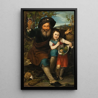 Francesco Baratta - Italian Winegrower And His Daughter.webp