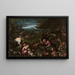 La Forge de Vulcain - Francesco Bassano l'Ancien — framed artwork on a wall