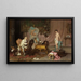 The Artist's Model - Francesco Beda — framed artwork on a wall