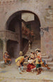 La adivina de la buena suerte - Francesco Bergamini — vista de la obra